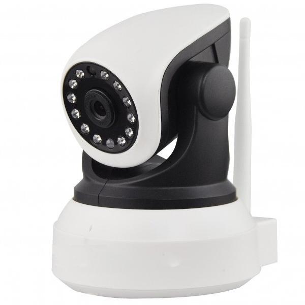 Camera IP P2P Wifi thông minh HS8809 HD 720P xoay 360 độ (Đen)