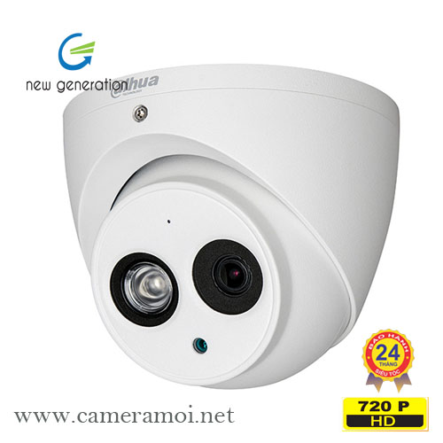 Camera Dahua HAC-HDW1100EMH 1.0 Megapixel, IR 50m, Ống kính F3.6mm, vỏ kim loại IP67