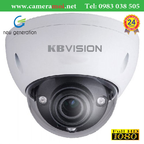 Camera KBVISION KX-NB2004M 2.0 Megapixel, IR 50m, F2.7-12mm, Alarm I/O, chống ngược sáng