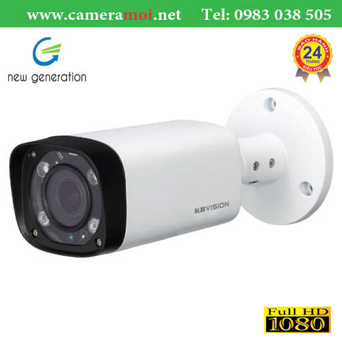 Camera KBVISION KX-NB2005MC 2.0 Megapixel, Hồng ngoại 60m, F2.7-13mm, Chống ngược sáng, Night Breaker